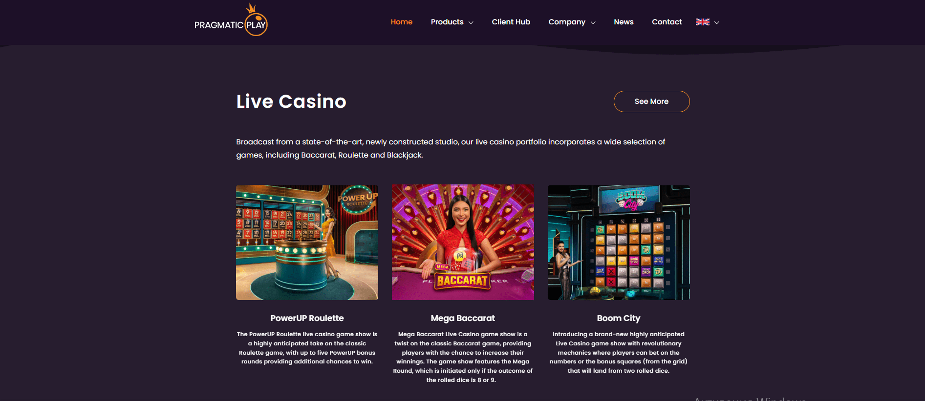 Pragmatic Play: Live Casino