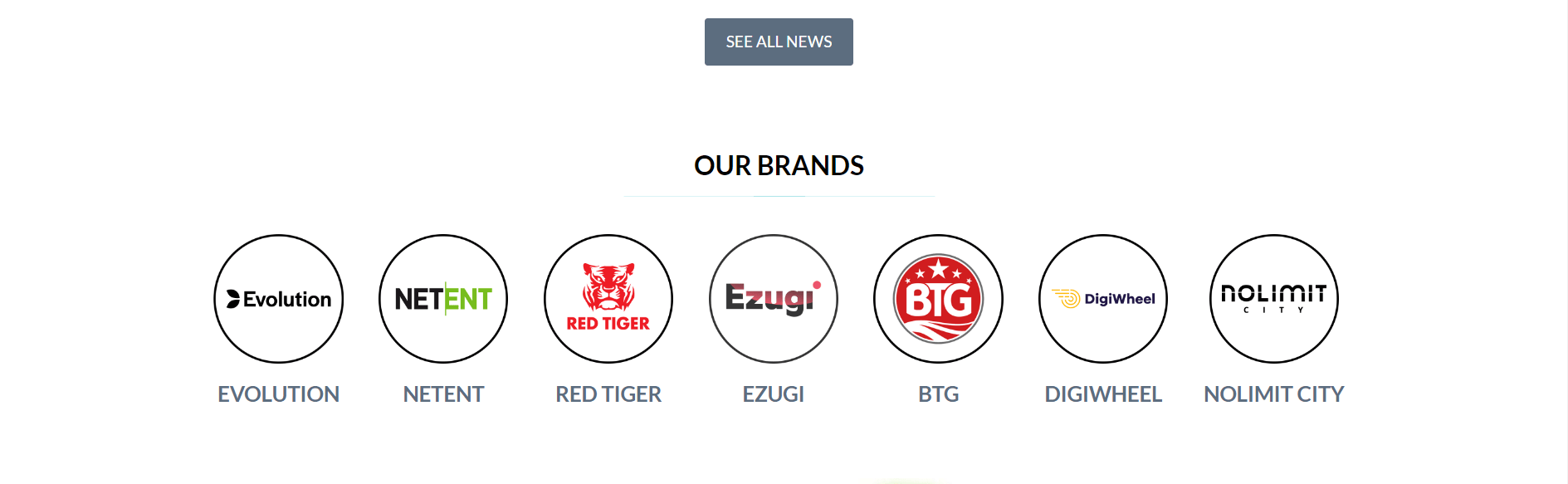 Evolution Gaming: Our Brands